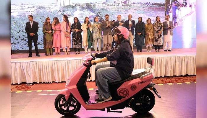 Empowering Women: Free Pink Electric Scooters Distributed in Sindh